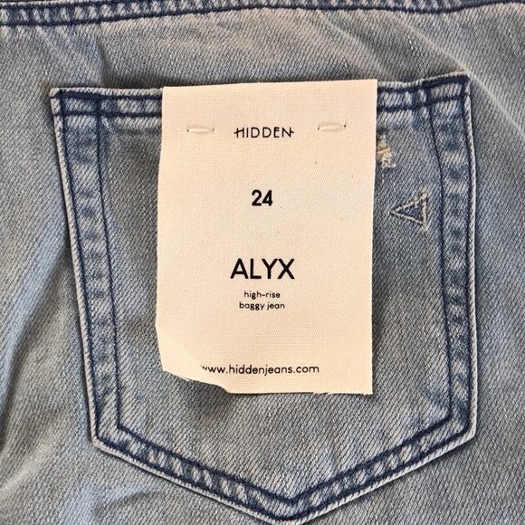 NWT Hidden Jeans Los Angeles ALYX Size-24 - Picture 10 of 10